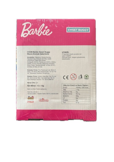 Barbie Sweet Buggy Meyve Aromalı Şekerler 1 Adet