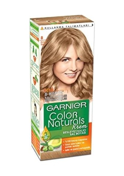 Naturals Saç Boyası 8 Koyu Sarı