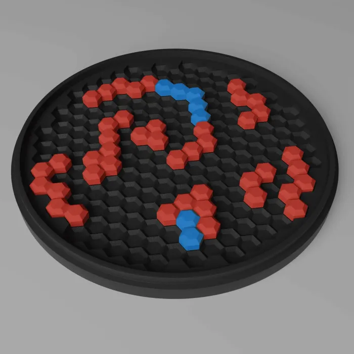 Hexagon Zeka Oyunu - Geometrik Akıl Ve Mantık Puzzle - Kilitli Kapaklı Taşınabilir Akıl Oyunu
