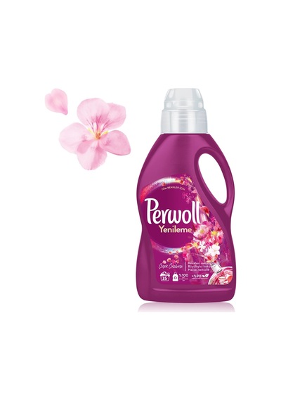 Perwoll Renkli Yenileme Çiçek Cazibesi Sıvı Çamaşır Deterjanı 12 x 1 L