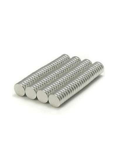 10 X 2 Mm Yuvarlak Neodyum Mıknatıs - 30 Adet