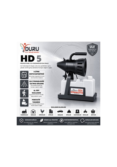 Hd 5 5 L El Tipi-portatif Elektrikli U.l.v. Cihazı Dezenfeksiyon İlaçlama Ve Sisleme Makinesi