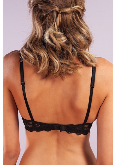 Lenaca Glorin Foam Cup Push Up Bra,siyah Renk Straplez Konforlu Ve Şık Sütyen Çok Renkli