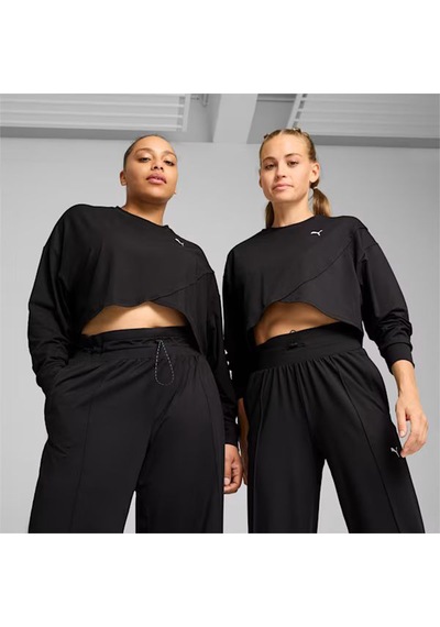 Puma Cloudspun Crossover Crew Siyah Siyah