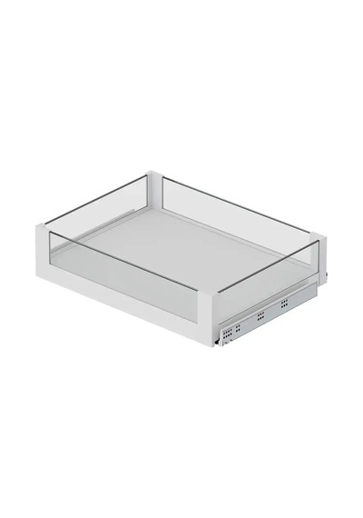 Starax Premium Bağımsız Çift Açılım Gizli Raylı Çekmece Frenli Modül 60cm Beyaz S-2336-p-w