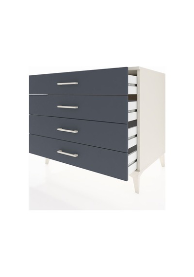 Kronos Şifonyer 4 Çekmeceli 88x59x80 Aytaşı-antrasit Aytaşı