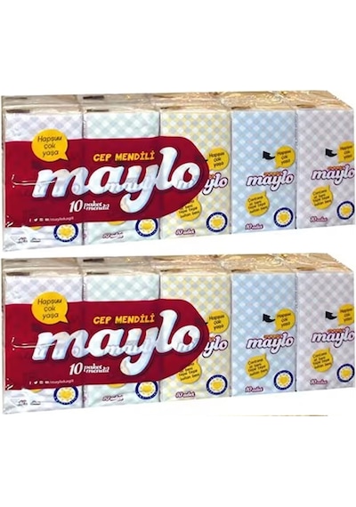 Maylo Cep Kağıt Mendil 2 x 10'lu