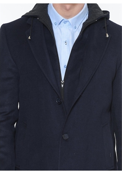 Plt8376 Dewberry Erkek Palto-Lacivert