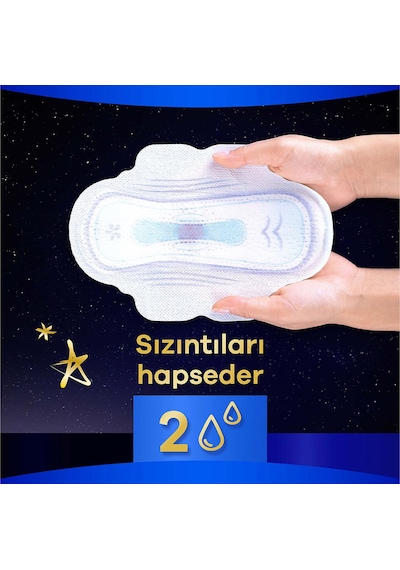Orkid Ultra Ekstra Gece Ekstra Plus Hijyenik Ped 14 Adet