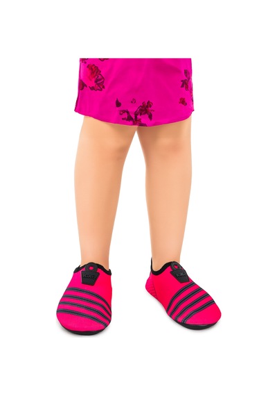 Kiko Kids Enigma Havuz Plaj Kız Çocuk Deniz Ayakkabısı 7501 Fuşya - Siyah Fuşya - Siyah