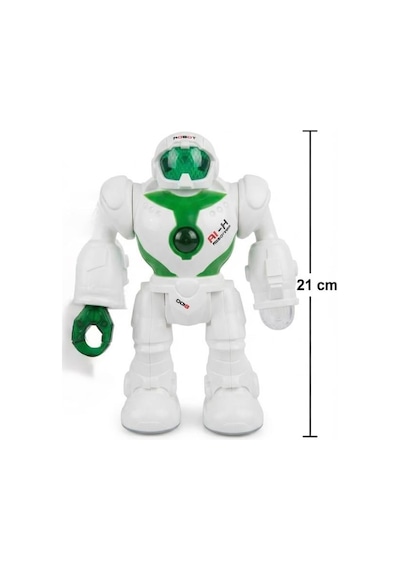 Yeni Nesil Yürüyebilen Akıllı Işıklı Ve Sesli Oyuncak Robot 21 Cm