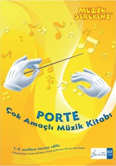 Müzik Serüveni Çok Amaçlı Müzik Defteri Portre 1-4 Sınıflar