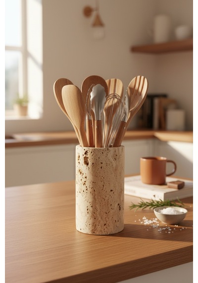 Akayev Traverten Kaşıklık 16 Cm