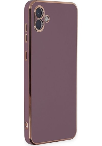 Samsung Galaxy Uyumlu A04 Kılıf Luxury Seri Kamera Korumalı Silikon Kapak
