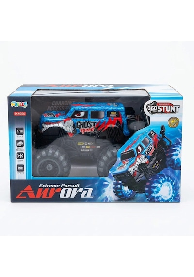 1:18 Uzaktan Kumandalı Canavar Kamyon 4x4 Işıklı Off-road Araba - Full Fonksiyon 2.4 Ghz Çok Renkli