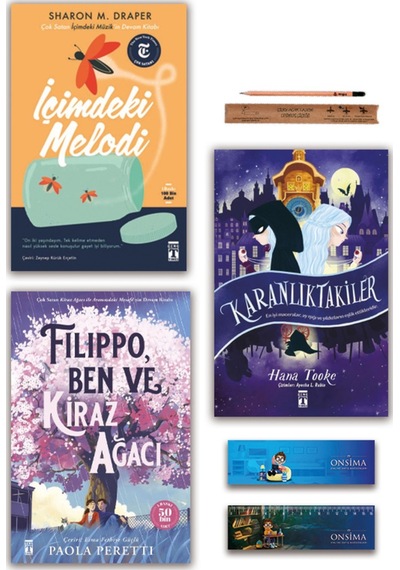 Genç Timaş Karanlıktakıler - İçimdeki Melodi - Filippo Ben Ve Kiraz Ağacı Set 3 Kitap