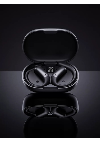 Kablosuz Bluetooth Spor Kulaklığı Güvenli Tutuşlu Dijital Ekranlı Şarj Kutusu 1