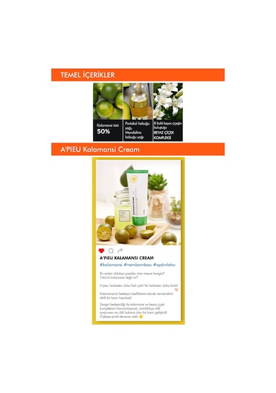 Missha A'pieu Filipin Limonu İçeren Nemlendirici ve Aydınlatıcı Krem 50 G