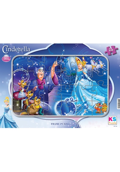 Ks Games Cindirella Frame Puzzle 24 Parça Crl704