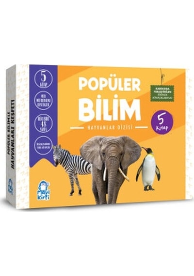 Popüler Bilim Hayvanlar Set 5 Kitap Mavi Kirpi Kitap Komisyon . Çocuk Kitaplığı Popüler Bilim Hayvanlar