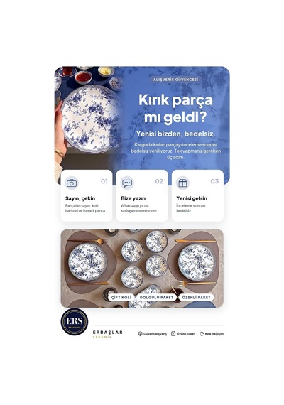 Lilya 14 Parça 6 Kişilik Kahvaltı Takımı Diğer