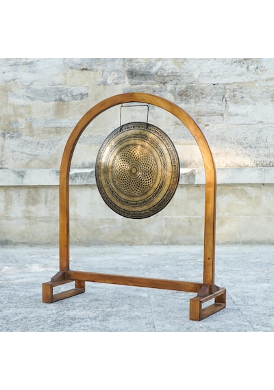 Mantra İşlemeli Gong