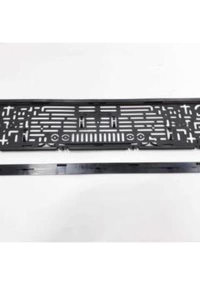 Siyah Plakalık Esnek Plastik Dikdörtgen Yazısız Çerçevesi 2 Adet 536155378