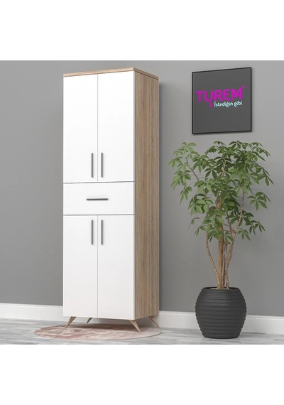 Home Çok Amaçlı Çekmeceli Dolap Suntalam Siyah