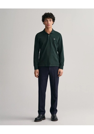 Gant Erkek Yeşil Regular Fit Logolu Polo-yeşil Yeşil