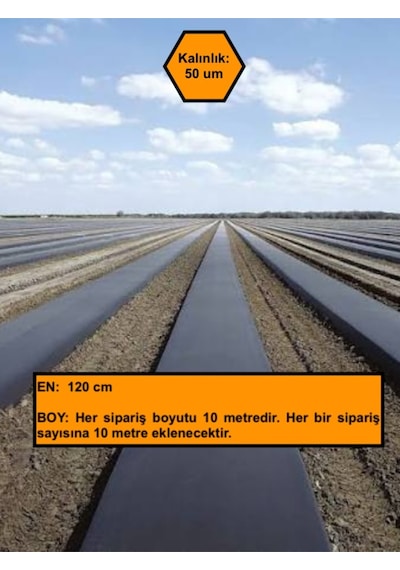 120 Cm Enli Malç Naylonu, Çilek, Marul, Karpuz Üretimi İçin Ot Engelleyici, Toprak Nem Koruyucu