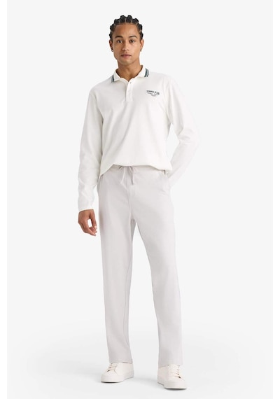 Defacto Defactofit Slim Fit Dar Kesim Standart Paça Sporcu Jogger Eşofman Altı D7238ax25augr94 Gri