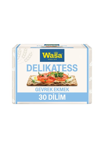 Wasa İnce Gevrek Ekmek Crispbread Delikatess 270 G - 8 Adet Tarı