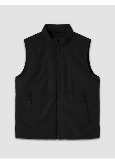 Lcwaıkıkı Classic Siyah Regular Fit Dik Yaka Erkek Yelek