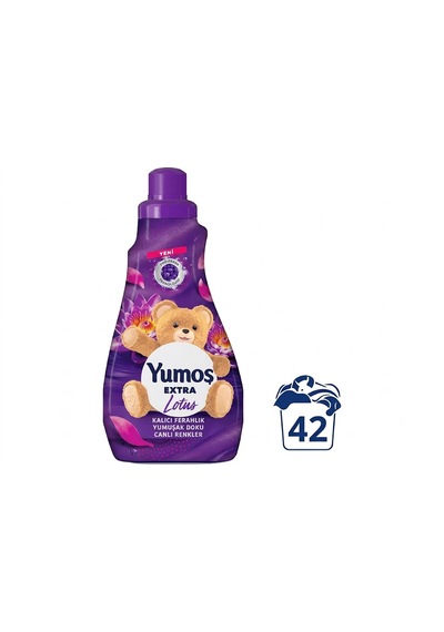 Şeylişeyler - Yumoş Ekstra Konsantre Çamaşır Yumuşatıcısı Lotus 1008 Ml 42 Yıkama 5 Adet 5'li Set
