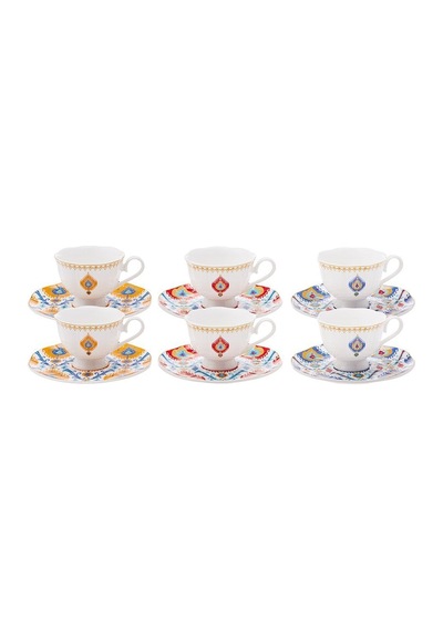 Karaca  Regger 6 Kişilik Kahve Fincan Takımı 90 ml