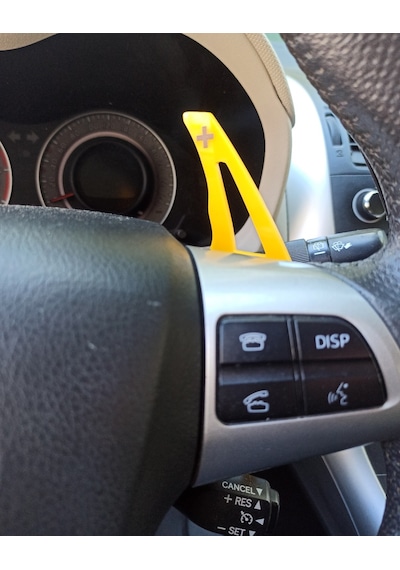 Volkswagen Fox F1 Kulakçık Pedal Shift Sarı Pleksi