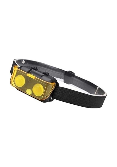Svein 80 Lümen Darbeye Dayanıklı Kamp Spor Tamirat Outdoor Lastikli Led Kafa Lambası Klaus 1+1w Pilli Çok Renkli