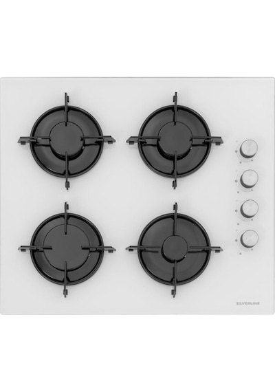 Silverline BO6504W01 - CS5349W01 - 3420 Classy 60 Beyaz Cam Ankastre Set