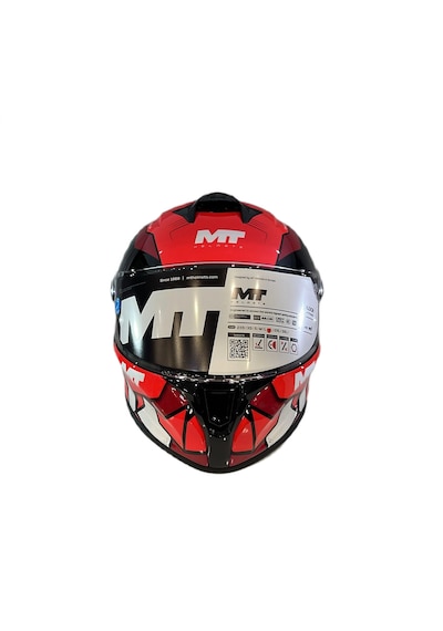 Mt Helmets Targo S Yamanaka 2025 A5 Kapalı Motosiklet Kaskı Kırmızı