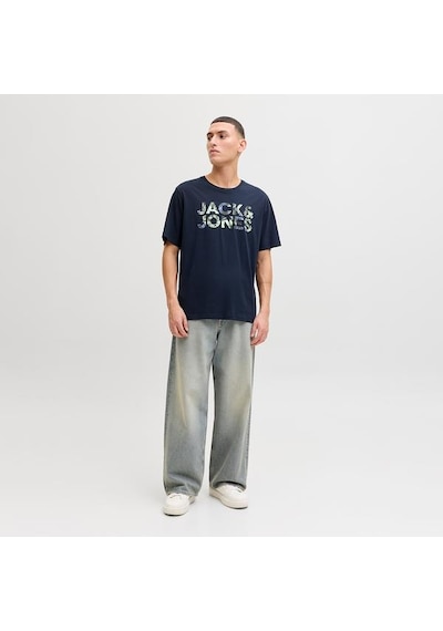 Jack & Jones Jack&jones Jeff Logo Erkek Lacivert Tişört Lacivert