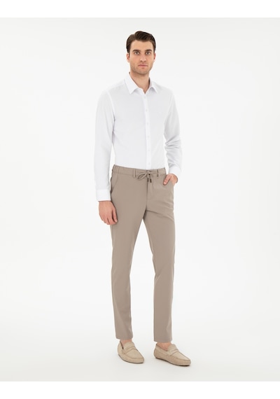 Pierre Cardin Erkek Vizon Pantolon Kanvas-chino 50305839-vr052 Vizon