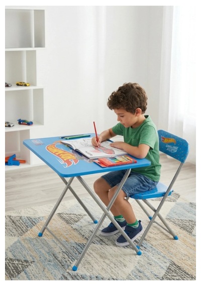 Hot Wheels Lisanslı Katlanabilir Oyun Aktivite Ve Çalışma Masası Çocuk Masa Sandalye Seti Mavi Hot Wheels Lisanslı Katlanabilir Oyun Aktivite Ve Çalışma Masası Çocuk Masa Sandalye Seti Mavi
