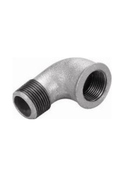 Kuyruklu Dişli Dirsek Galvaniz 1/2''