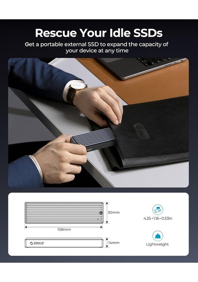 M.2 Nvme Ssd Kılıf Usb C Adaptörü Usb 3.1 Gen2 10gbps Ssd Harici Pcı Sabit Disk Muhafazası İçin M-anahtar M2 2230/2242/2260/2280 Nvme Ssd, Uasp, Smart-m2pv2