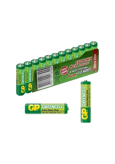 Gp İnce Aaa 12'li Kalem Pil 24g-vs12