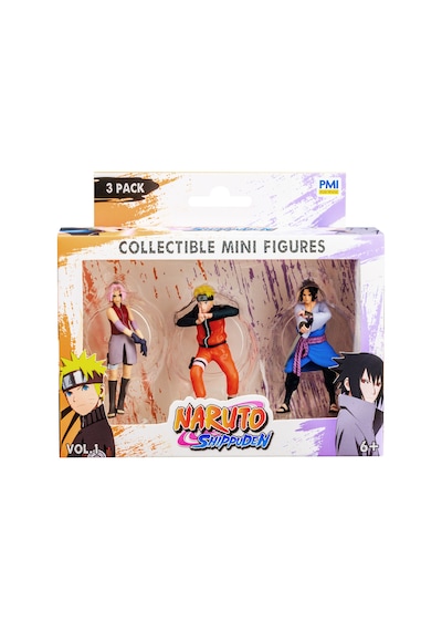 Naruto 3'lü Koleksiyon Figür Seti Model 1