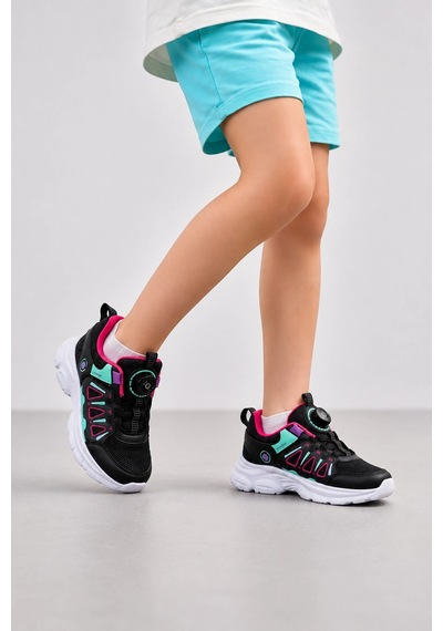 Ht Hotin Ignis Çocuk Spor Ayakkabı Mekanizmalı Bağcıksız Rahat Günlük Sneaker Siyah-pembe Siyah - Pembe Ht Hotin Ignis Çocuk Spor Ayakkabı Mekanizmalı Bağcıksız Rahat Günlük Sneaker Siyah-pembe Siyah - Pembe