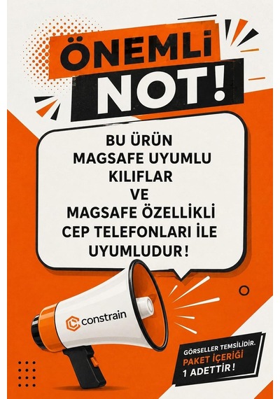 Xmlbayiciniz Magsafe İle Uyumlu Deri Kartlık Cüzdan - Premium Seri Stand Özellikli Kart Bölmeli - Siyah Çok Renkli