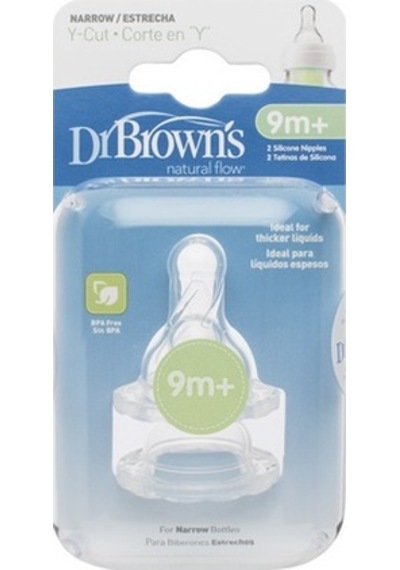 Dr Brown'S Standart Biberon Emziği Y Kesik 2 Li