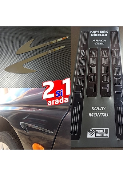 Seat Felicia Kapı Eşiği Set + Çamurluk Vent Krom Görsel